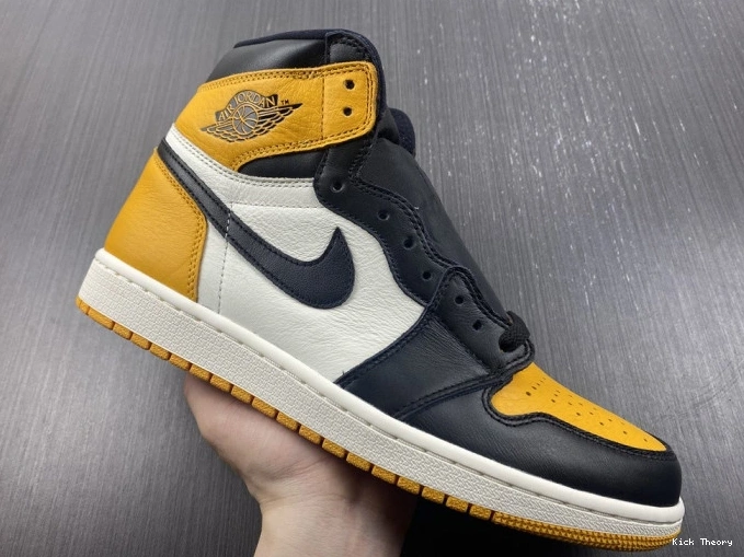 Kick Theory Air Yellow High Jordan Toe 555088-711 OG 1 0729